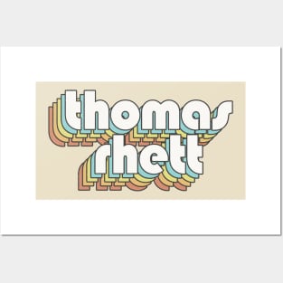 Retro Thomas Rhett Posters and Art